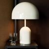 Tom Dixon Stolová LED lampa Bell, biela, výška 43 cm, oceľ