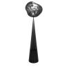 Tom Dixon stojaca lampa Melt Cone Fat, opálová/strieborná, 175 cm
