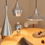 Tom Dixon LED závesné svietidlo Beat Wide Unbeaten, hliníková farba