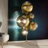 Tom Dixon Mirror Ball Floor Chandelier, zlatá, 182 cm