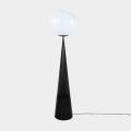 Tom Dixon Melt Cone Fat, opál, podstavec čierny, 175 cm