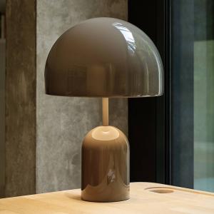 Tom Dixon Stolová LED lampa Bell, taupe, výška 43 cm, stmievateľná