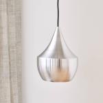 Tom Dixon LED závesné svietidlo Beat Fat Unbeaten, hliníková farba