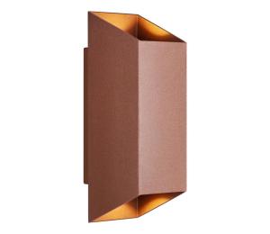 Nordlux Nordlux - Vonkajšie nástenné svietidlo NICO 2xGU10/35W/230V IP54 hnedá