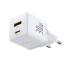 Baseus Palm Fast Nabíječka USB-A + USB-C 30W White
