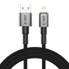 Tech-Protect Ultraboost DNA kábel USB / Lightning 15W / 2.4A 2m, šedý
