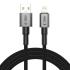 Tech-Protect Ultraboost DNA kábel USB / Lightning 15W / 2.4A 2m, šedý