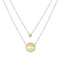 MOISS Bicolor strieborný dvojitý náhrdelník Strom života N0000366