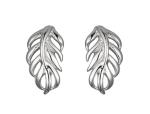 MOISS Strieborné náušnice Listy E0003192