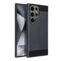 Puzdro Carbon Lux TPU Samsung Galaxy S24 Ultra - čierne
