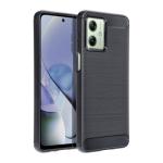 Puzdro Carbon Lux TPU Motorola G54 - čierne