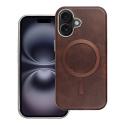 Puzdro Gentleman Magsafe iPhone 16 - hnedé