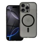 Puzdro Magsafe Clear Samsung Galaxy S25 Ultra - čierne