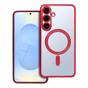 Puzdro Magsafe Shine Samsung Galaxy S25 Plus - červené