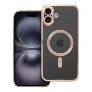 Puzdro Magsafe Shine iPhone 16 Plus - hnedé