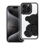 Puzdro Teddy Bear iPhone 11 - čierne