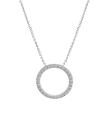 AURA Elegantný náhrdelník Kruh s Preciosa kryštály PCNS165