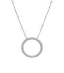 AURA Elegantný náhrdelník Kruh s Preciosa kryštály PCNS165