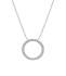 AURA Elegantný náhrdelník Kruh s Preciosa kryštály PCNS165