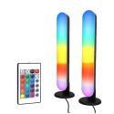 Livefy Light Bar V2 RGB stolná lampa 2ks, čierna