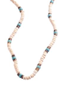 Marc Malone Pánsky korálkový náhrdelník s tyrkysom MCGN5081