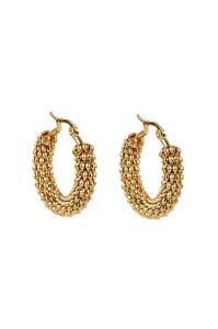 Marc Malone Originálne pozlátené náušnice Ayla Gold Earrings MCE250201G