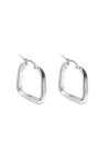 Marc Malone Moderné oceľové náušnice Kate Silver Earrings MCE250267S