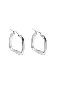 Marc Malone Moderné oceľové náušnice Kate Silver Earrings MCE250267S