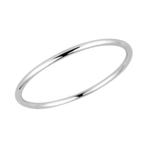 Evolution Group Nežný minimalistický prsteň zo striebra 65014 50 mm