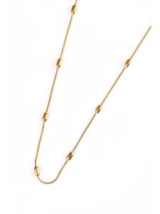 Emily Westwood Slušivý pozlátený náhrdelník z ocele EWN250174G