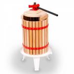 SKVELER Lis na ovocie, objem 12 L, drevo, kovový podstavec / SKVELER