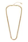 Emily Westwood Elegantný dvojitý náhrdelník z pozlátenej ocele Miracle EWN250262G