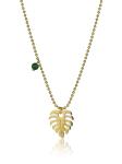 Emily Westwood Originálny pozlátený náhrdelník Lístok Katherine EWN23043G