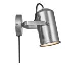Nordlux Nordlux - Nástenné bodové svietidlo PORTER 1xE27/60W/230V matný chróm