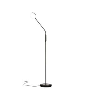 LED stojacia lampa Sorento, pieskovo čierna, výška 138 cm, CCT stmievateľné