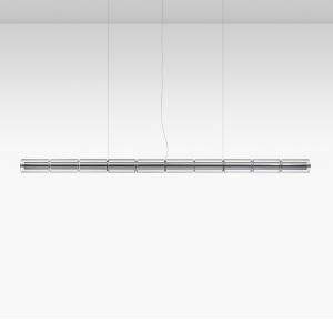 FLOS LED závesné svietidlo LUCE CILINDRICA S2, sklo