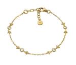 Emporio Armani Pôvabný pozlátený náramok pre ženy so zirkónmi EG3619710