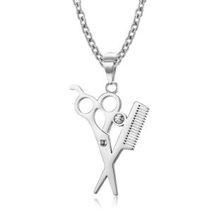 Linda`s Jewelry Náhrdelník Kadernícke Nožnice chirurgická oceľ INH224