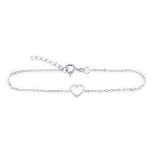 Soliter Pôvabný strieborný náramok so srdiečkom 461 001 01399 04