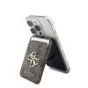Guess 4G Metal Logo MagSafe Cardslot Peněženka se Stojanem Brown