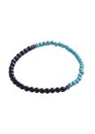 Marc Malone Pánsky korálkový náramok s tyrkysom MCGB5108