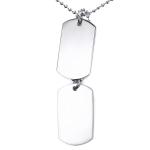 Sam`s Artisans Náhrdelník Double Dog Tag chirurgická oceľ INHM077