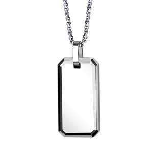 Sam`s Artisans Náhrdelník Edge ID chirurgická oceľ INHM080