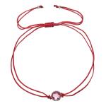 Evolution Group Červený kabala náramok s kryštálom 13041.3 red