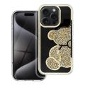 Puzdro Teddy Bear iPhone 14 Pro Max - zlaté