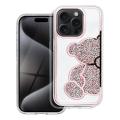 Puzdro Teddy Bear iPhone 13 Mini - ružové