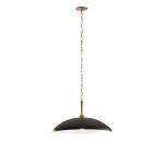 Elstead Kichler KL-DELAROSA-P-BK - Luster na reťazi DELAROSA 1xE27/60W/230V čierna/mosadz