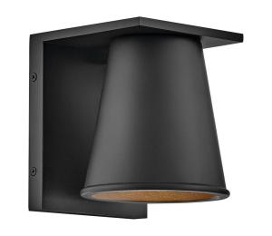 Elstead Hinkley HK-HANS-S-BLK -LED Vonkajšie nástenné svietidlo HANS 1xGU10/8W/230V IP44