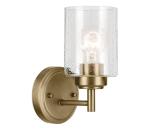 Elstead Kichler KL-WINSLOW-1W-NBR - Nástenná lampa WINSLOW 1xE27/60W/230V mosadz