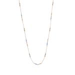 Alisia Pôvabný náhrdelník z farebných korálikov jadeitu AL4931-Oro